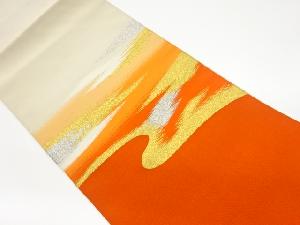 リサイクル　綴れ霞模様織出し名古屋帯